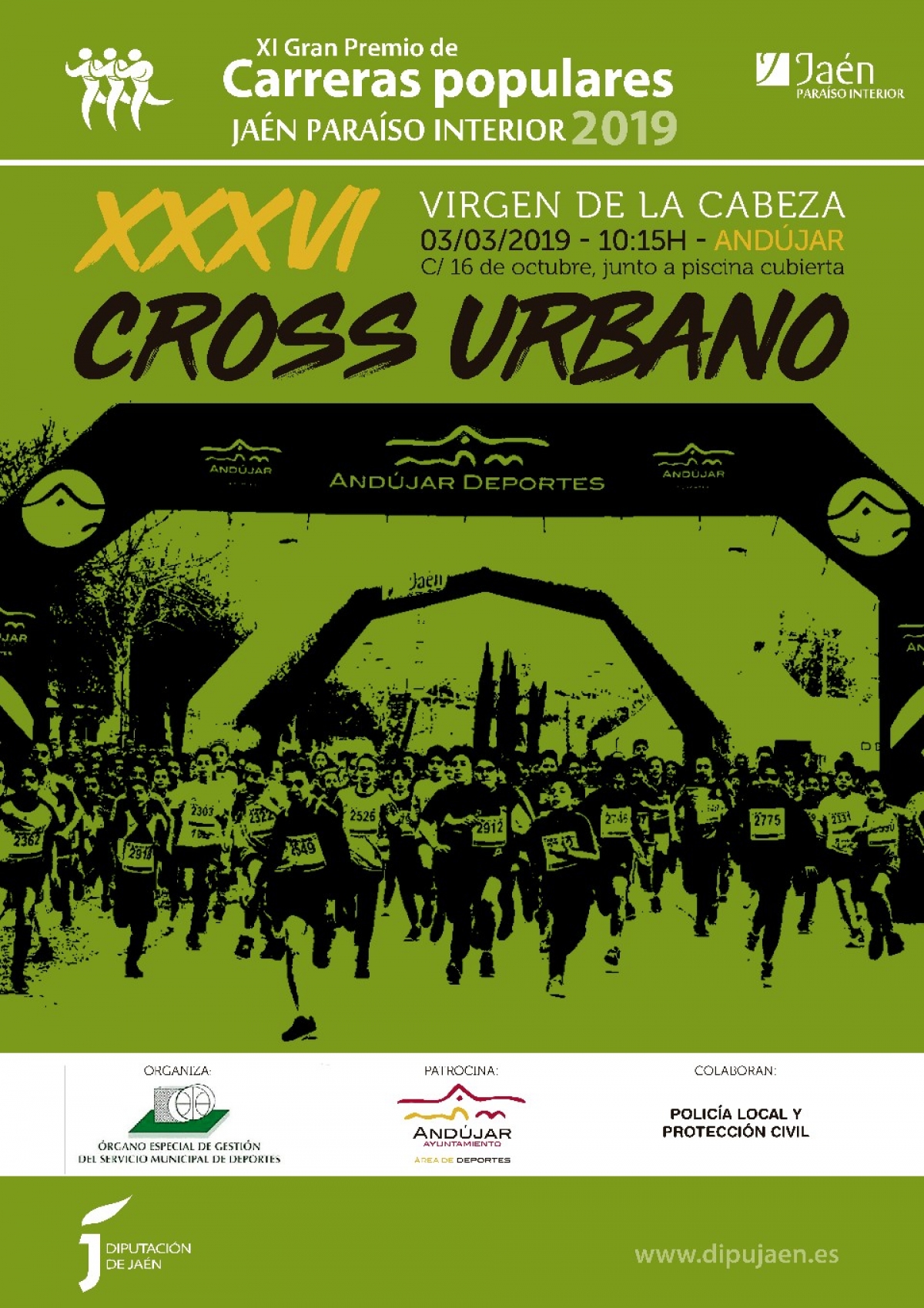 Abiertas inscripciones XXXVI Cross Urbano "Virgen de la Cabeza" Andújar 2019